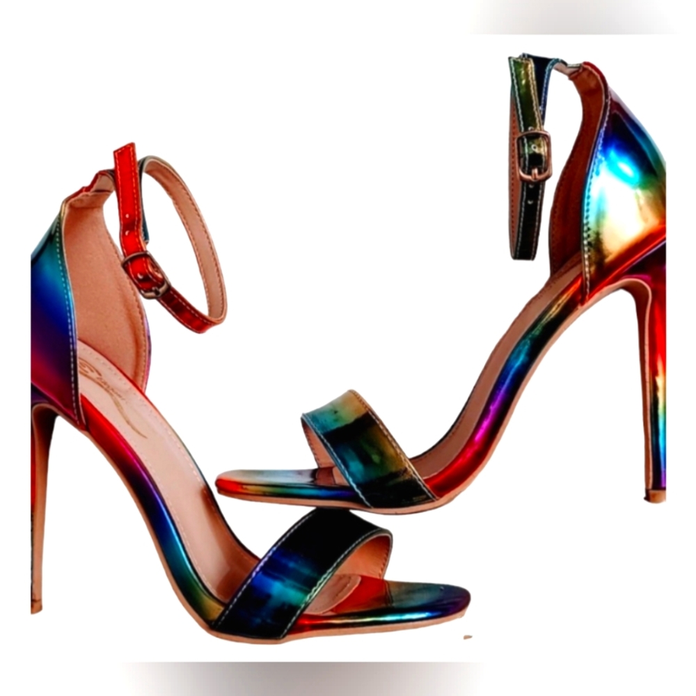 Rainbow Stiletto Heel